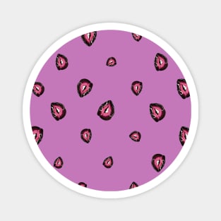 gothic lips pattern Magnet